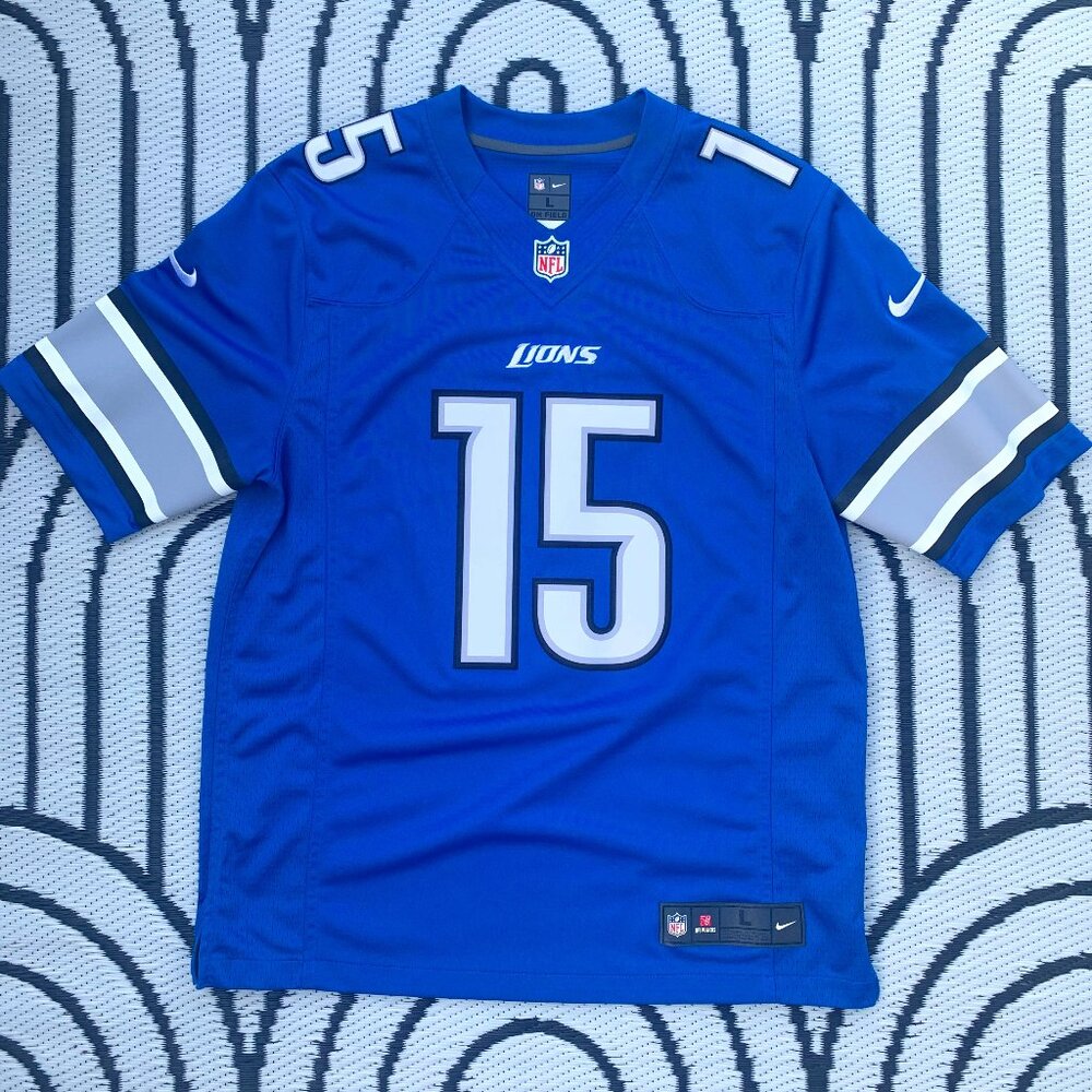 Detroit Lions Tate III #15 Nike On Field Jersey
